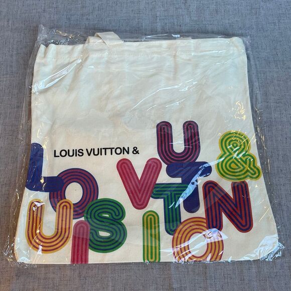 Louis Vuitton & Collaboration Exhibition City Tote Canvas Limited Edition NEW - Picture 8 of 9